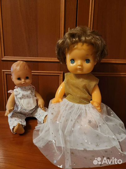 Кукла Анюта и Пупс ГДР