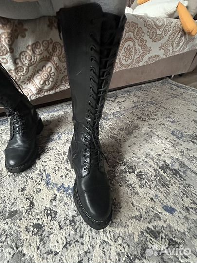 Сапоги женские натуральная кожа 37