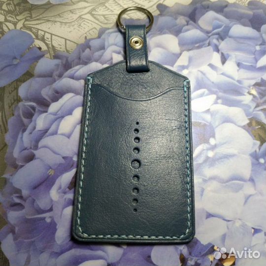 Обложка для пропуска из натуральной кожи