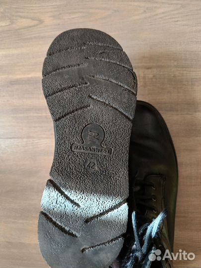 Ботинки мужские зимние кожа