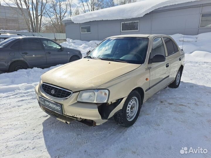 Hyundai Accent 1.5 МТ, 2004, 377 662 км