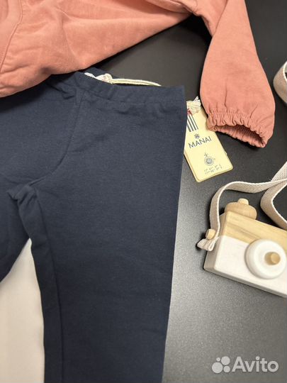 Комплект кофточка на флисе C&A и лосины 86-92