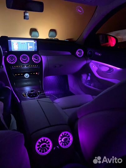 Подсветка салона Mercedes W205 / GLC X253