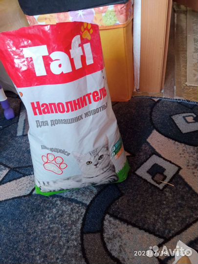 Наполнитель для кошачьего туалета
