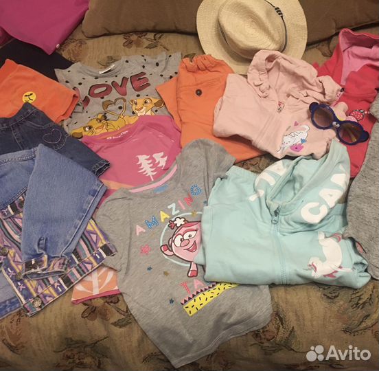 Детские вещи пакетом на девочку 110