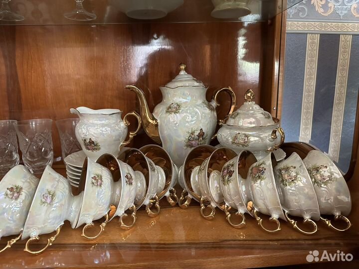 Сервиз чайный Мадонна Винтаж Wabrzych Poland