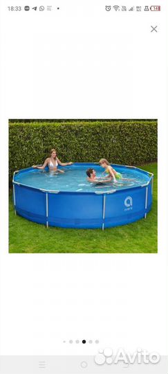 Каркасный бассейн новый