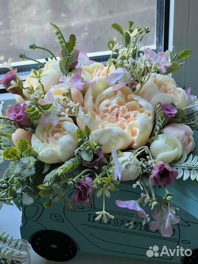 Букет цветов из мыла