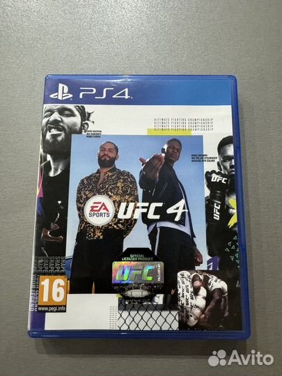 Пс 4 игры UFC 4 FIFA 21 MK11 ultimate