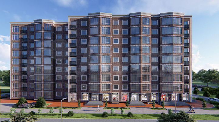 2-к. квартира, 62 м², 3/9 эт.