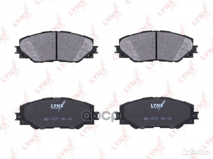 Колодки передние lynxauto BD-7572 BD-7572 lynxauto