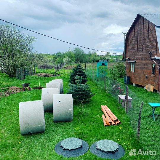 Септик под ключ из колец