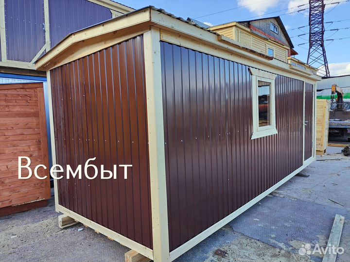 Теплая строительная бытовка