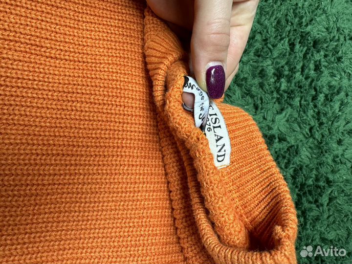 Свитер stone island Orange (Оригинал Легит)