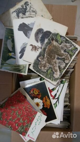 Открытки СССР советские коробка