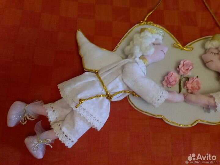 Подарок на свадьбу куклы неразлучники Ангелы