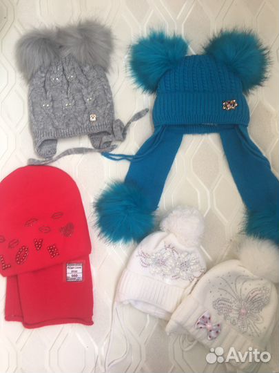 Шапка зимняя для девочки