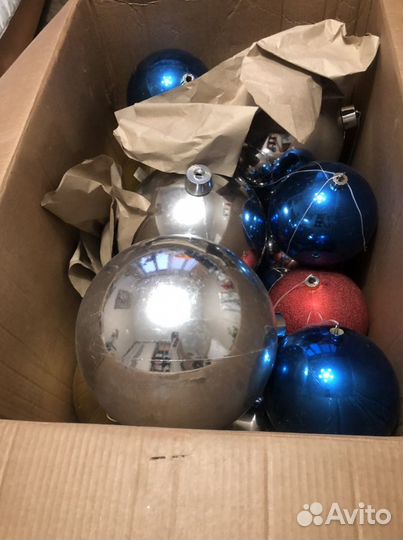 Новогорие шары большие