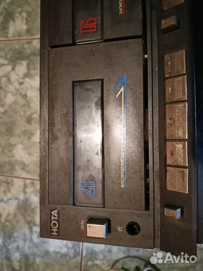 Магнитофон Нота СССР+вэф 216