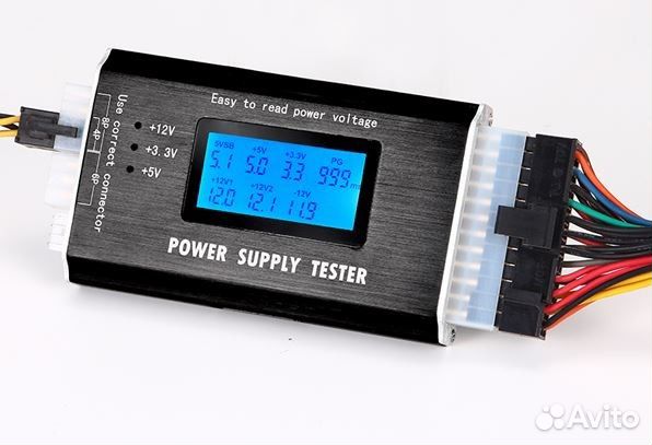 Тестер блоков питания компьютера V.4