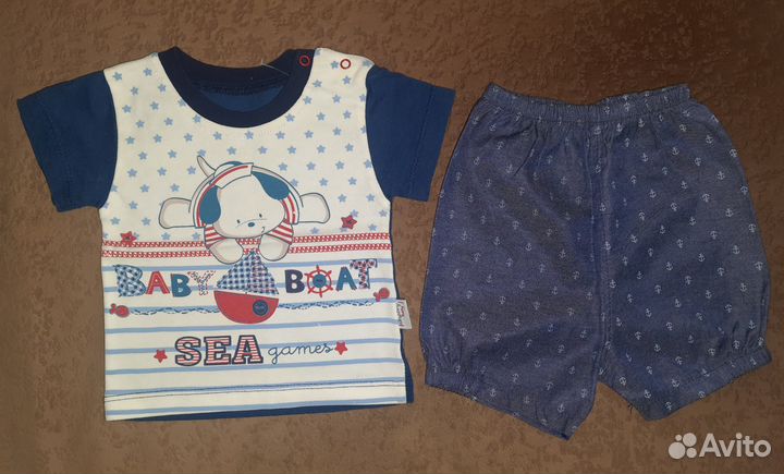Костюм детский летний новый, 0+