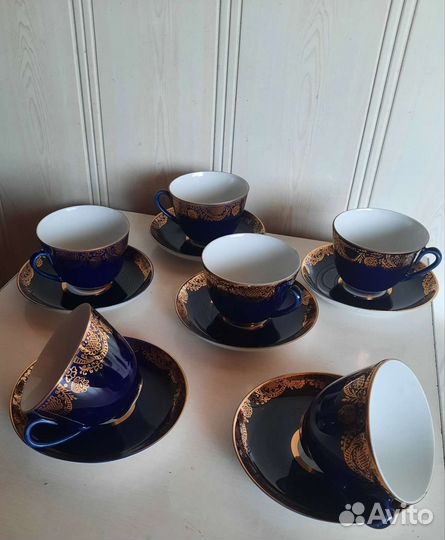 Чайные пары кобальт