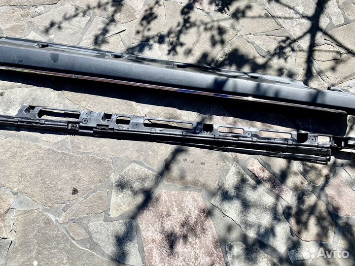 Накладки порогов mercedes w166 ml