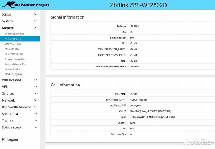 4G LTE wifi роутер CPE2800