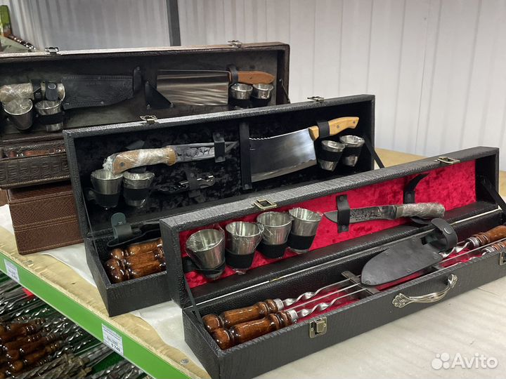 Наборы шампуров на подарок Кизляр