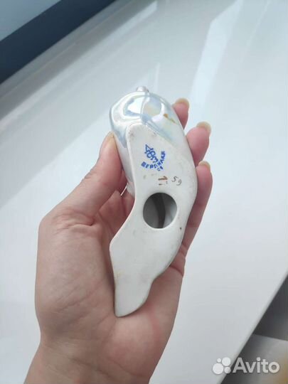 Фарфоровая статуэтка СССР. Щука 1959г