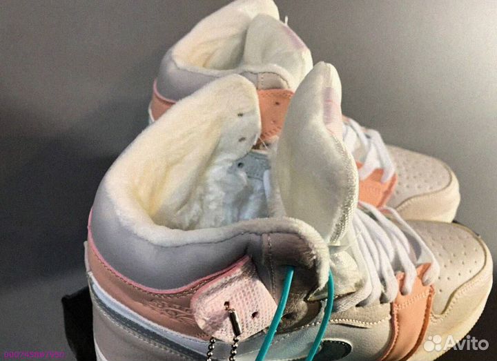 Кроссовки Nike Air Jordan тёплые (Арт.77161)