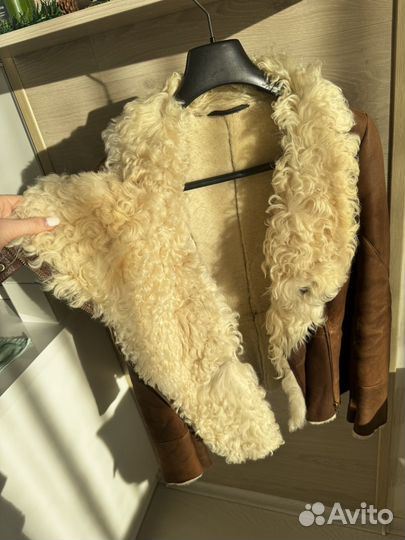 Дубленка натуральная женская короткая