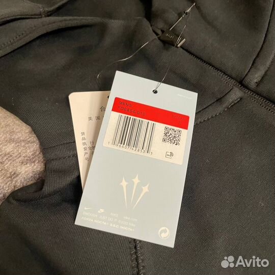 Зип худи Nike tech fleece nocta черная