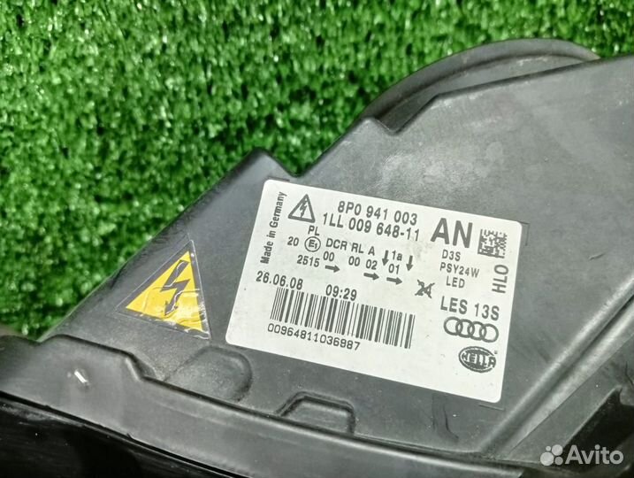 Фара левая рестайлинг xenon VAG Audi A3 8P 8P