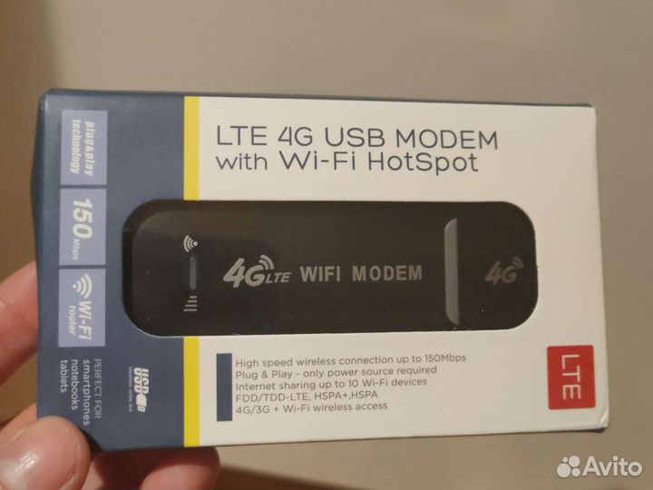 Модем и роутер 4g wi fi