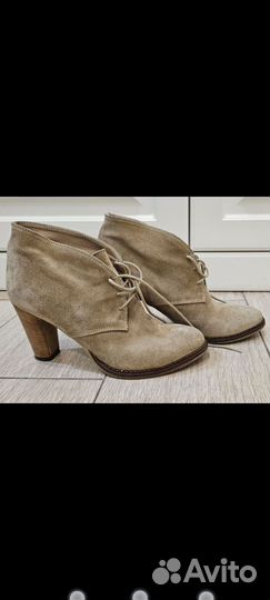 Ботильоны Minelli Италия, натуральная замша