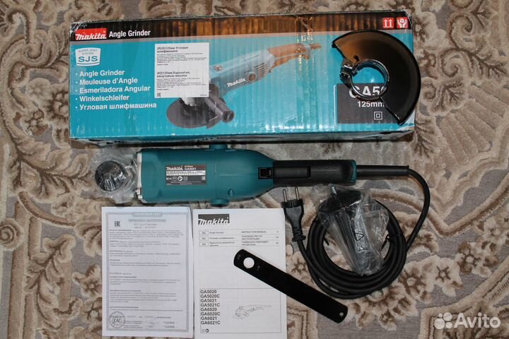 Продаётся новая ушм марки Makita GA5021