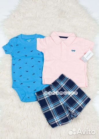 Летний комплект carters 12m