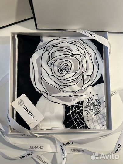 Платок шелковый chanel женский