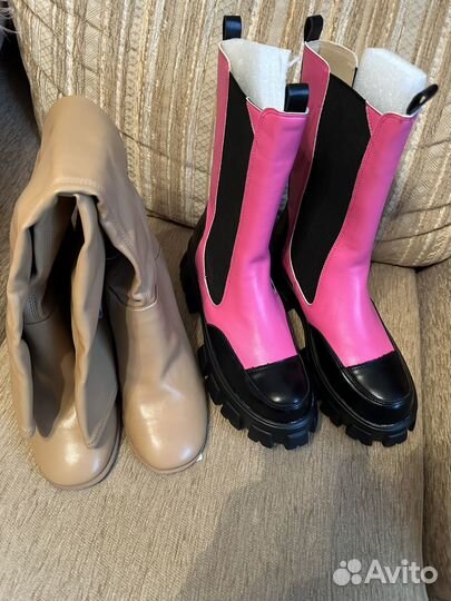 Сапоги высокие