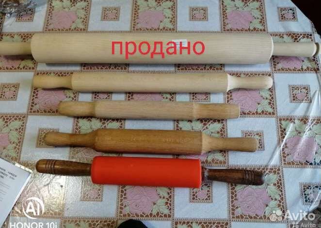 Скалки деревянные разного размера