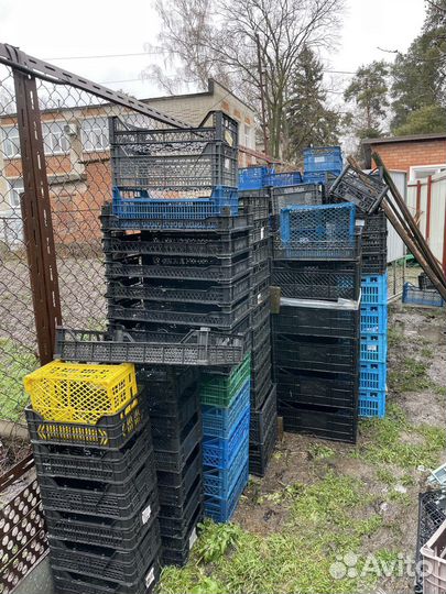Пластиковые ящики для хранения бу