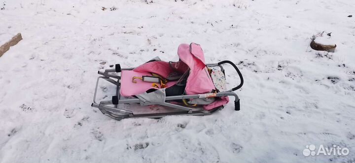 Коляска санки