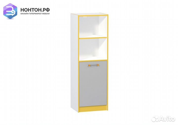 Стеллаж Альфа 09.135 солнечный свет / белый премиу