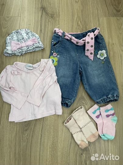 Вещи пакетом на малышку