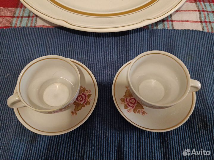 Посуда СССР кофейные чашки солонка блюдо
