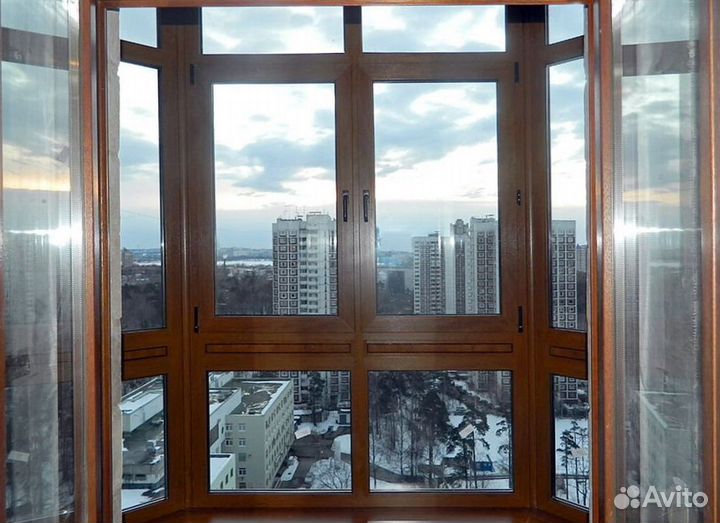 Остекление балконов и лоджий в рассрочку B3593