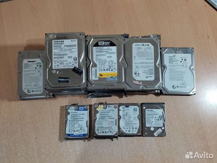 Диски SATA 160-320-500-1Тб