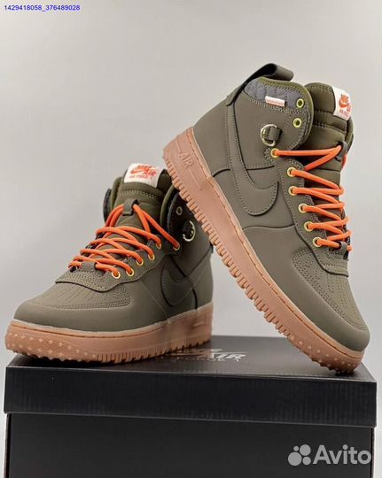 Кроссовки Nike Air Force 1 Duckboot (с мехом) (Арт.77976)
