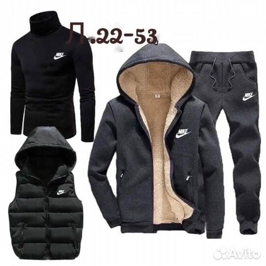 Спортивный костюм мужской зимний Puma четверка